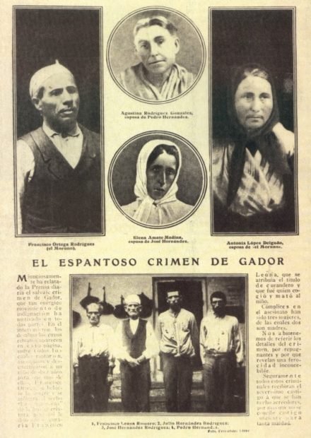 el espantoso crimen de gador
