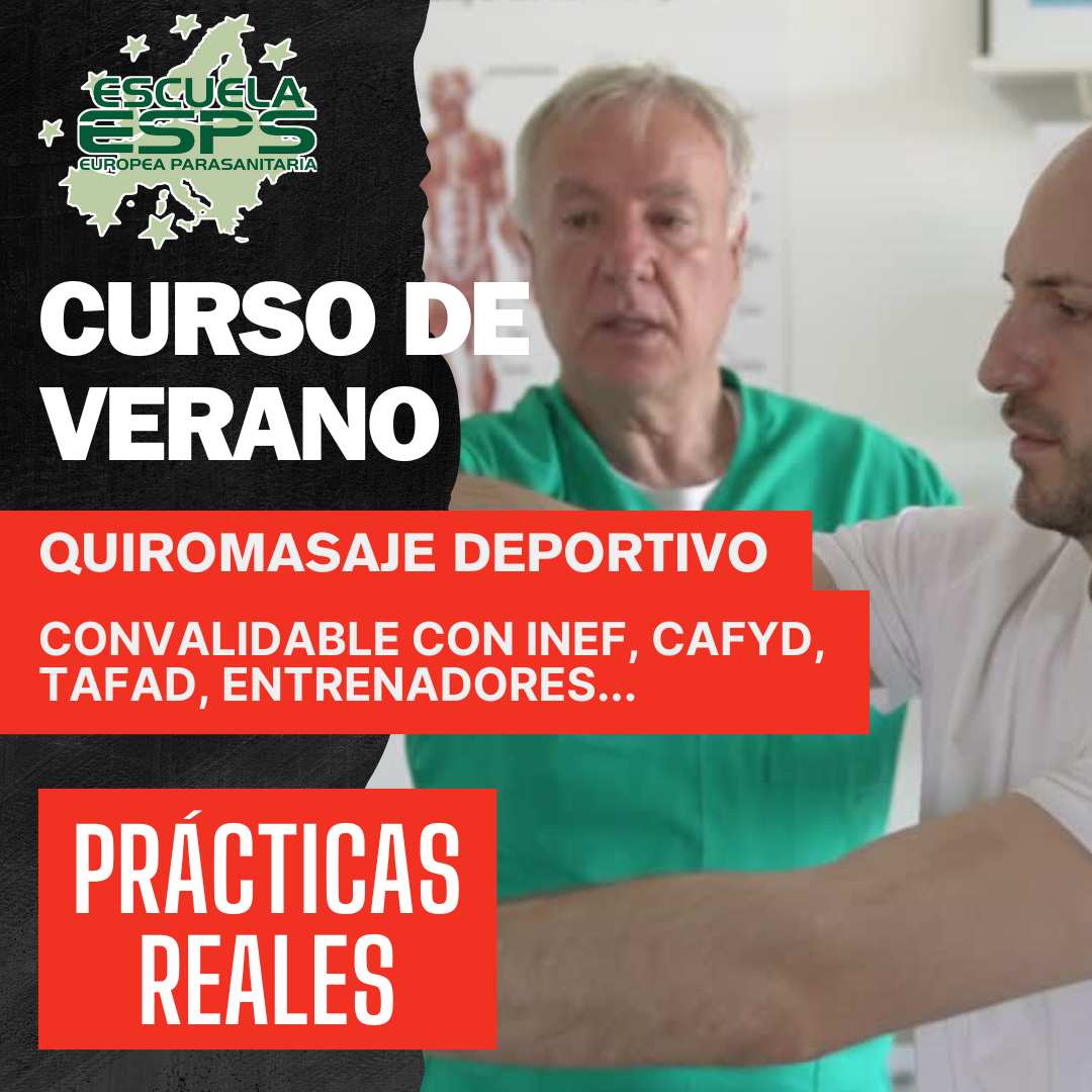 cursos de quiromasaje y quiromasaje deportivo intensivos de verano. Los mejores cursos en Almería.plus diario de noticias y buscador de cursos