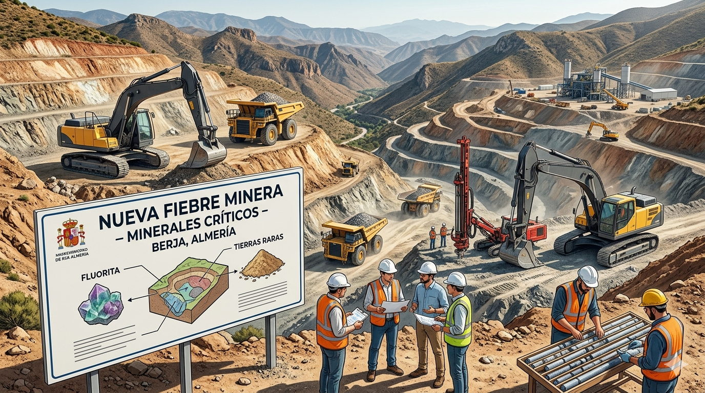 La nueva fiebre minera de los minerales críticos en Berja — Almería ...